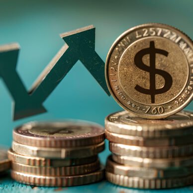 moedas-em-pilha-com-seta-para-cima-e-simbolo-de-porcentagem moedas-em-pilha-com-seta-para-cima-e-simbolo-de-porcentagem